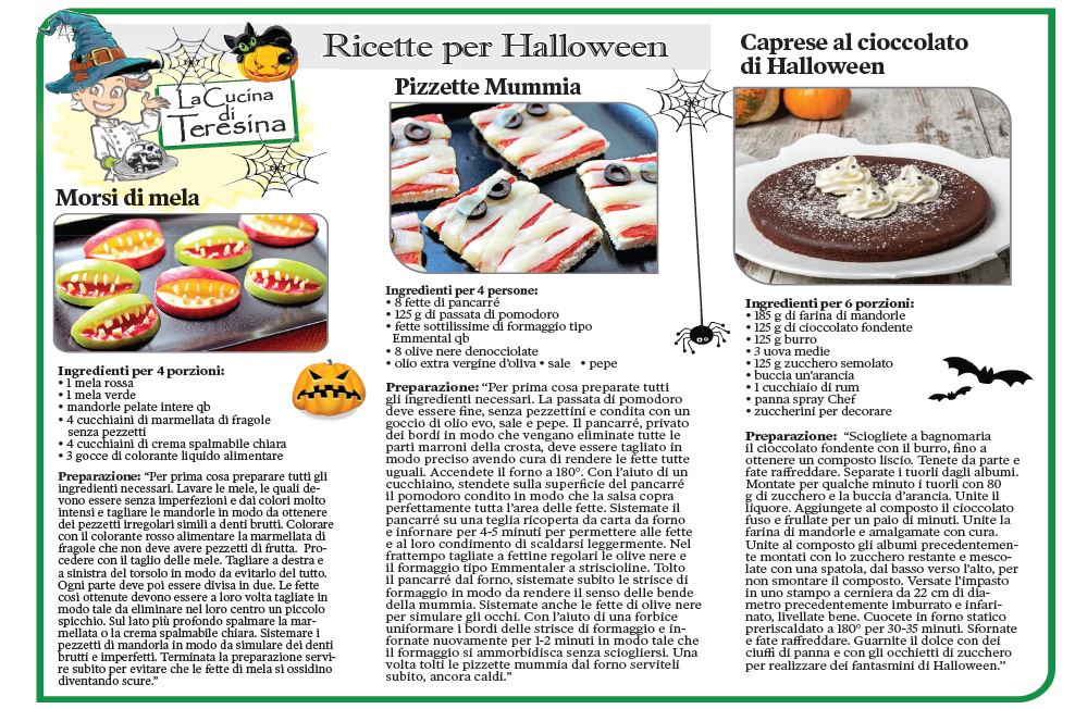 Le ricette di Halloween