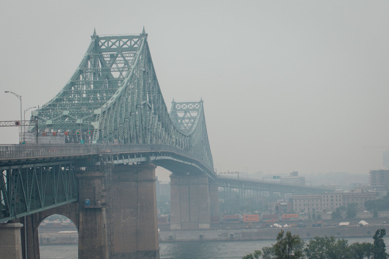 Le chantier de la nouvelle piste cyclable du pont Jacques-Cartier est reporté… à 2055.