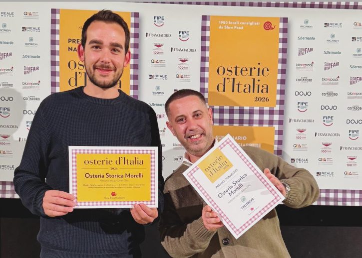 Osteria Storica Morelli, Premio Ostinati in guida Osterie d’Italia 2026