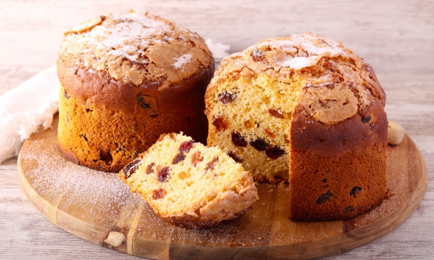 panettone con uvetta