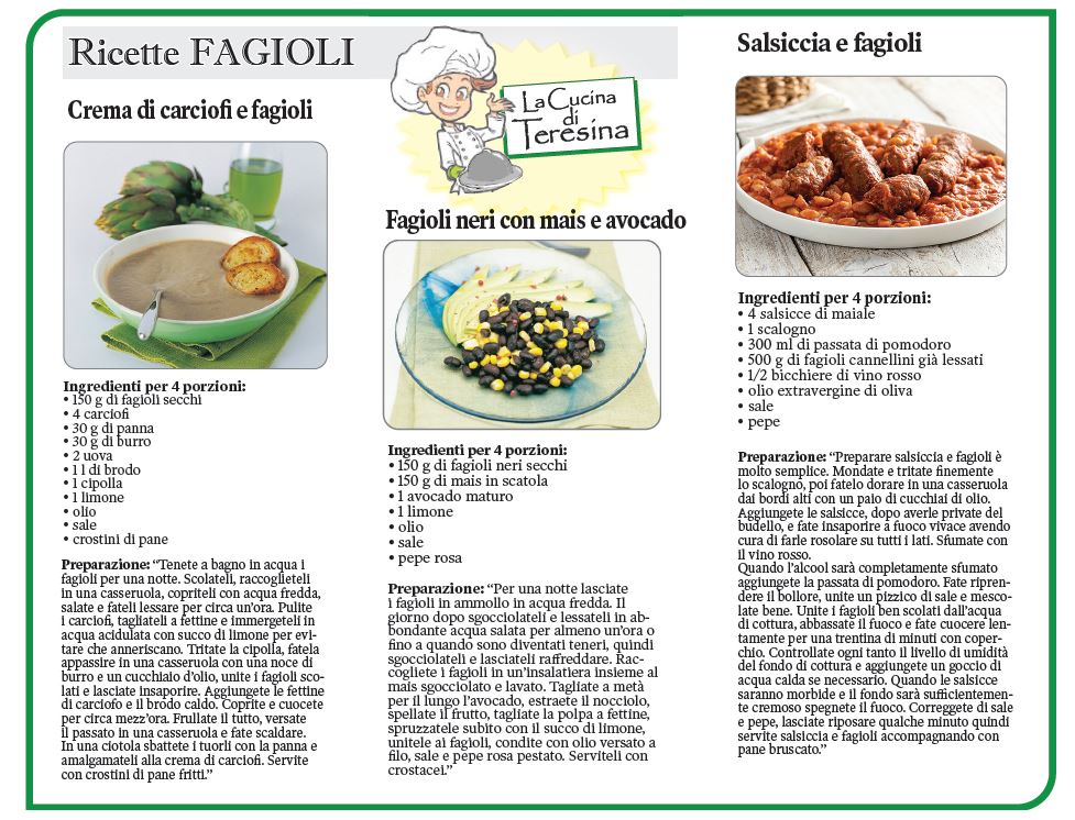 Altre ricette a base di fagioli