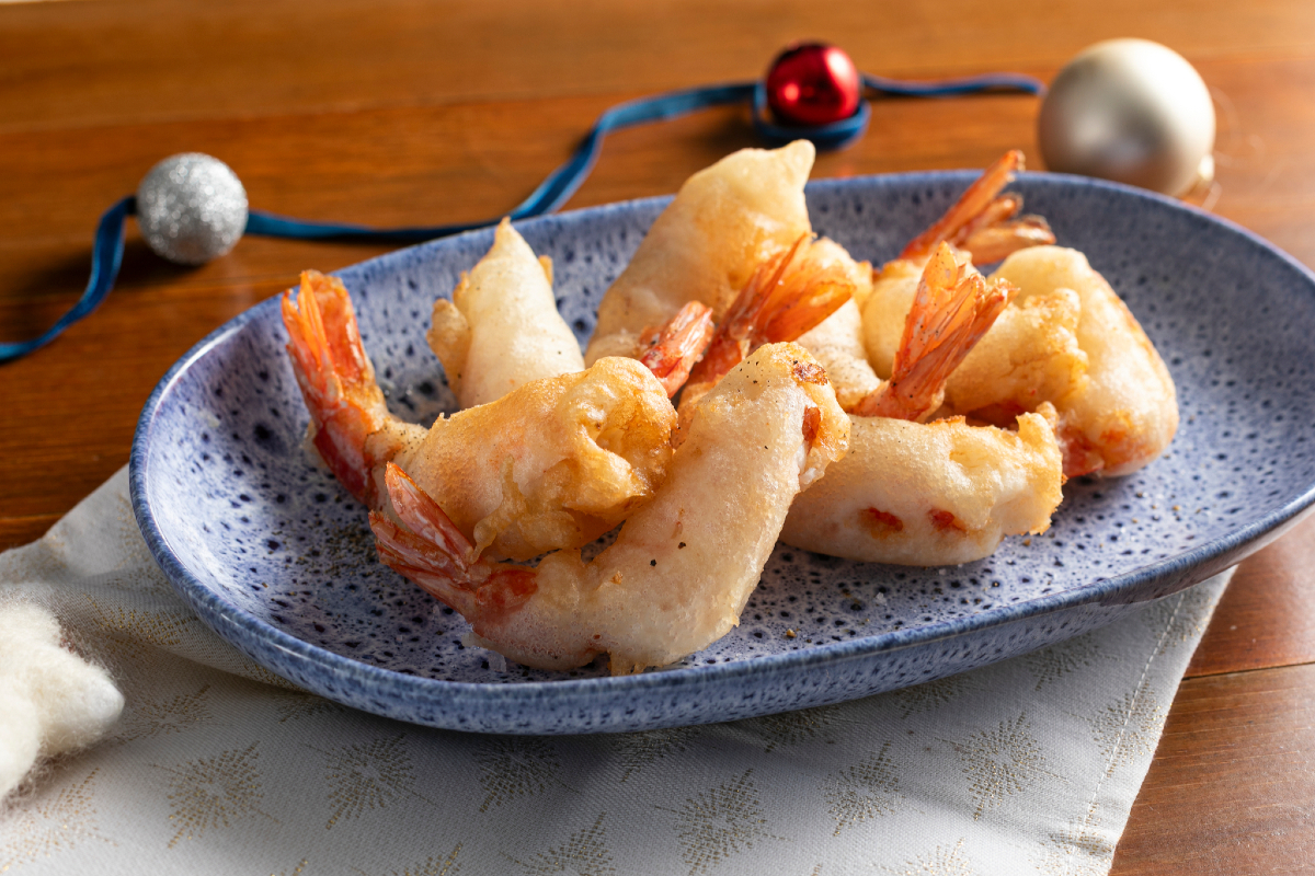Gamberi in tempura