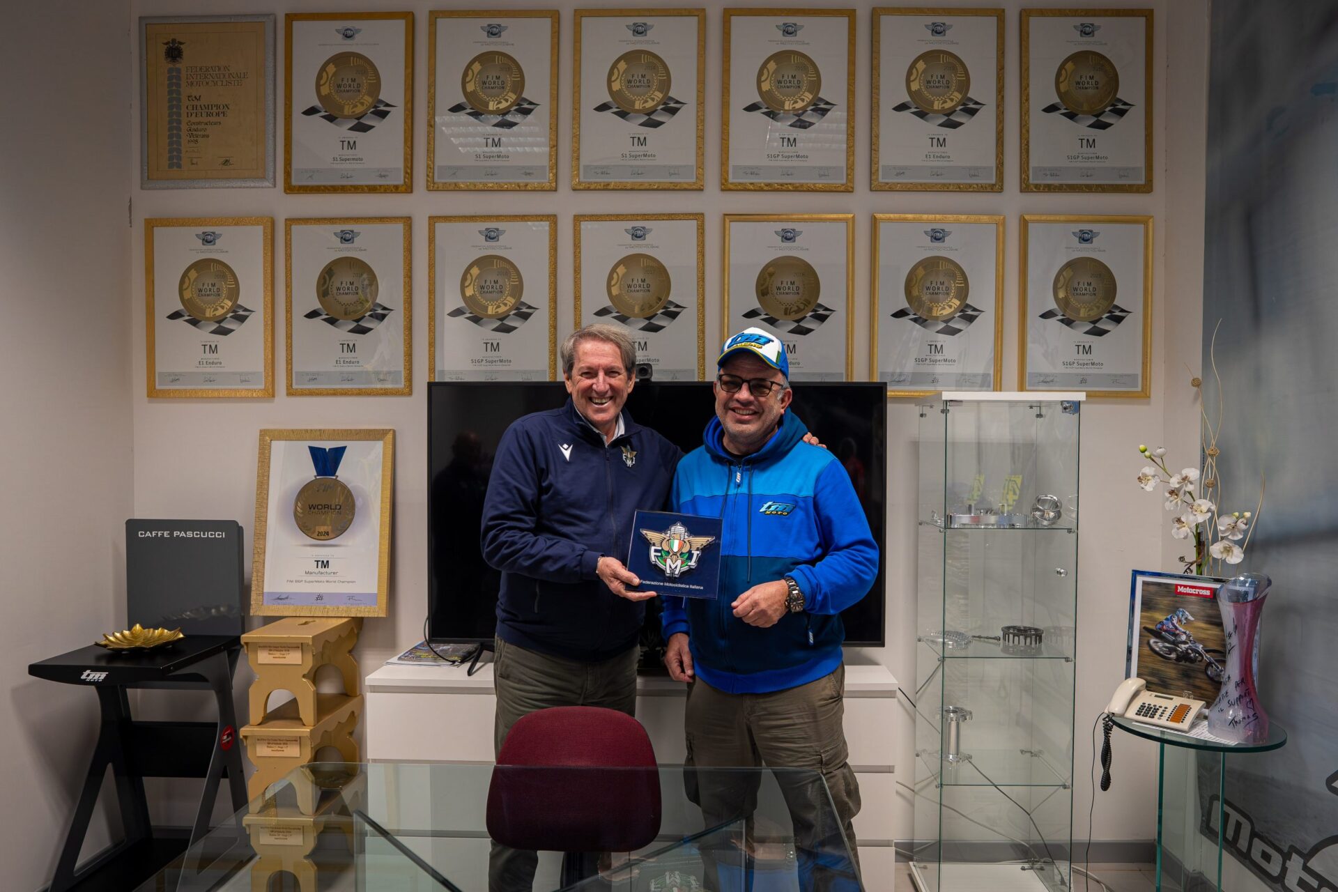 Il Presidente FMI Giovanni Copioli visita gli stabilimenti della Casa costruttrice TM
