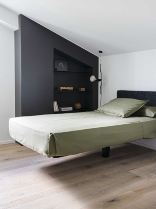 Nell'arredo di Villa Arà sono presenti anche elementi realizzati su misura, per rispondere al meglio alle esigenze. Foto Paolo Riolzi