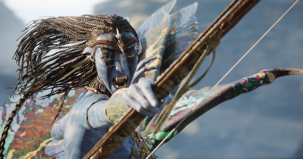 Neytiri in Avatar: Fuoco e Cenere