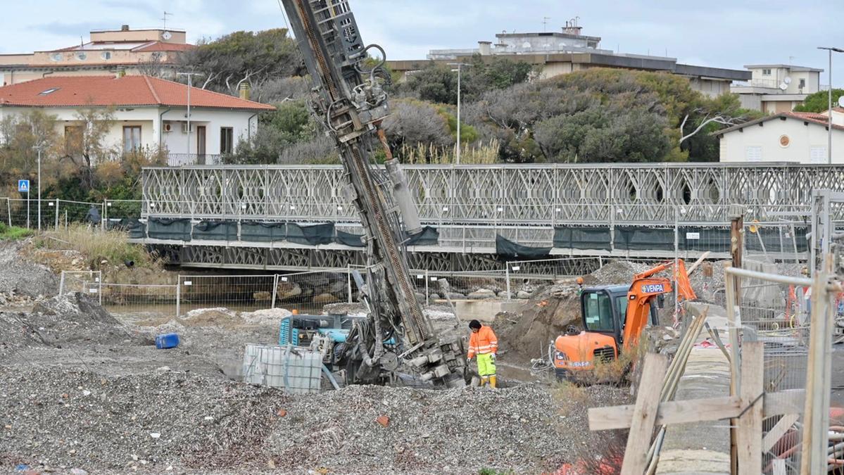 Ponte sul rio Ardenza, Consorzio Grandi Opere in ritardo sui micropali