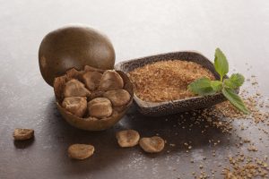 Luo Han Guo aka Monk fruit and sugar.