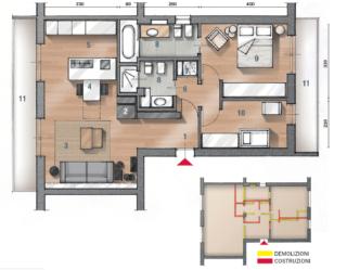 planimetria casa 69 mq