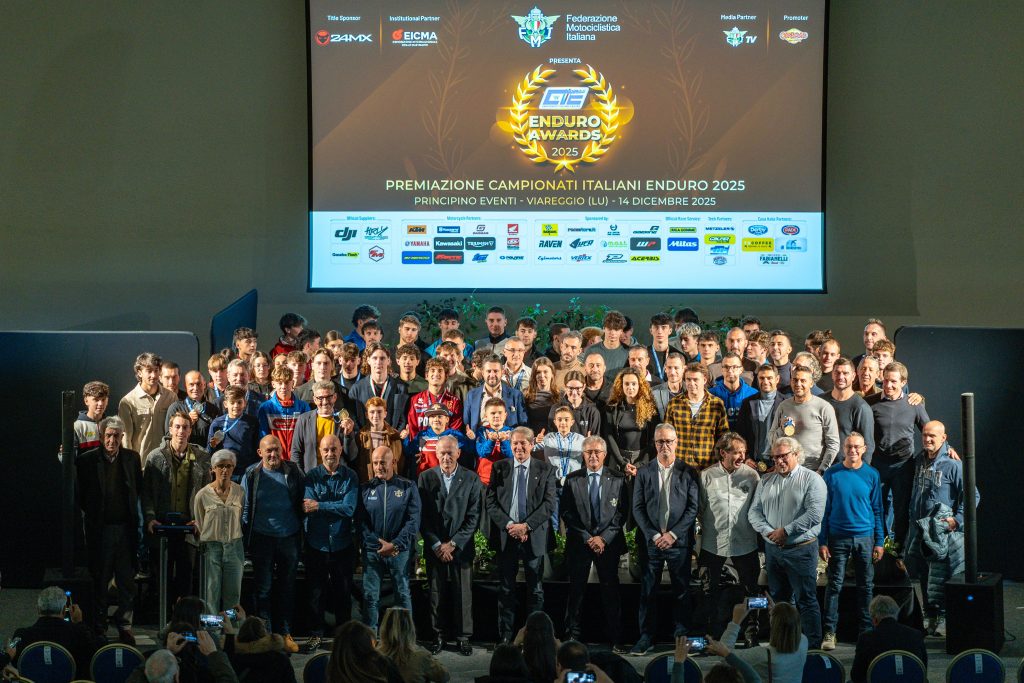 A Viareggio le premiazioni dei Campionati Italiani di Enduro 2025