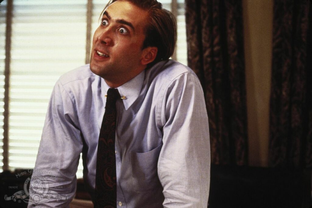 Foto: Nicolas Cage en 'El beso del vampiro'.