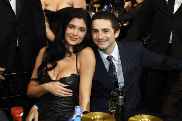 Kylie Jenner and Timothée Chalamet