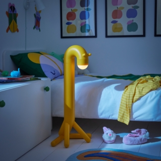 Grejsimojs, lampada decorativa a LED da pavimento