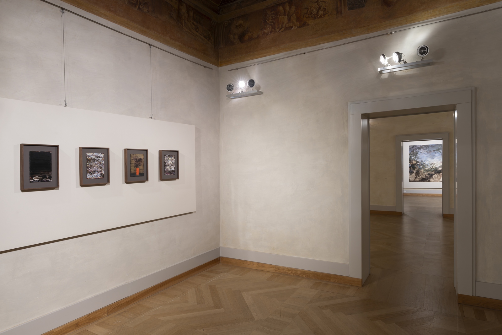 Nazzarena Poli Maramotti, Jardin Planétaire, veduta della mostra, Palazzo da Mosto, 6 dic 2025-6 gen 2026, ph. Lorenzo Palmieri