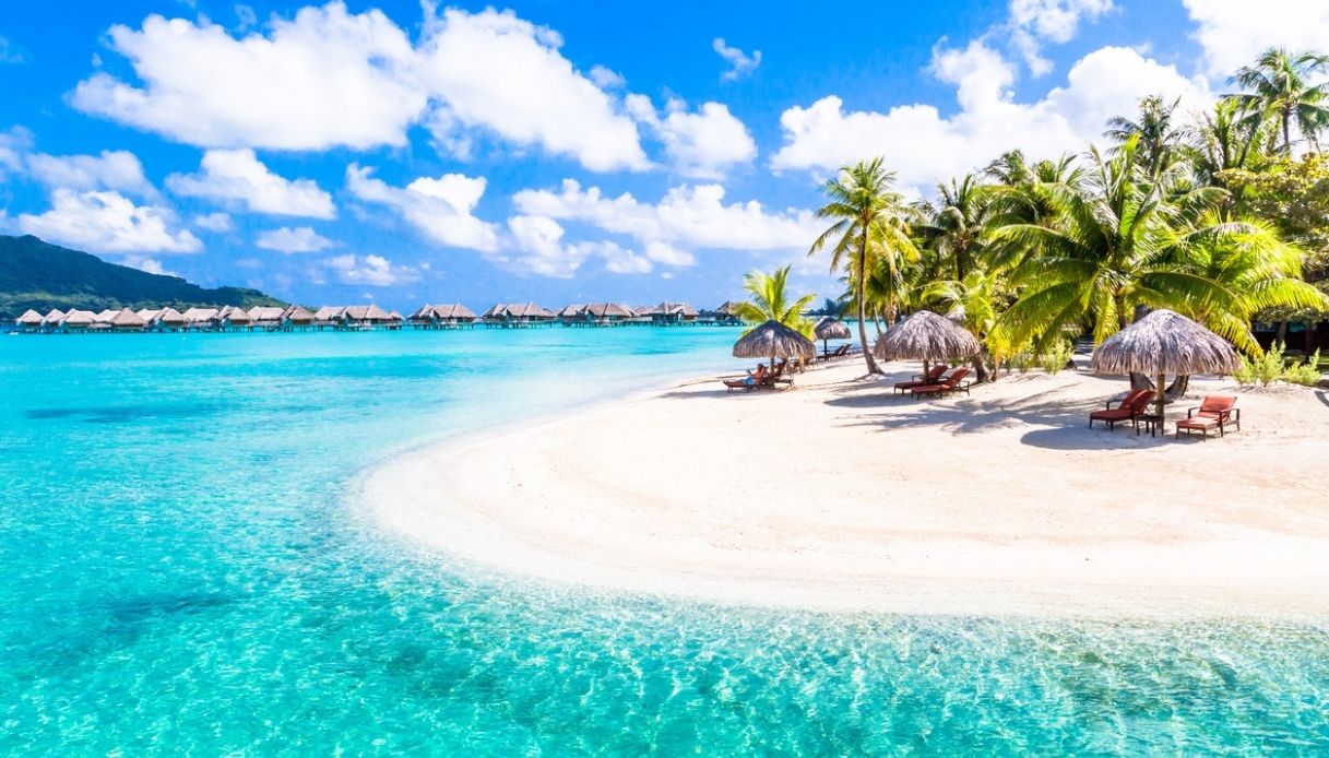 Bora Bora nella Polinesia Francese