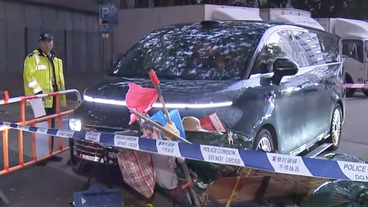 Second street cleaner accident in a week as Hongkonger, 74, struck by car