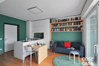 parete multitasking cucina soggiorno