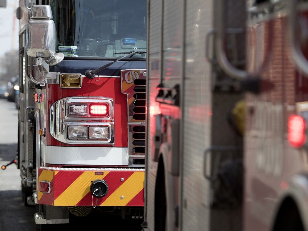 Fires force evacuations in two residential buildings Sunday