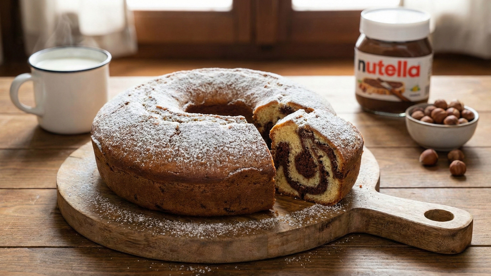 Ciambellone alla Nutella