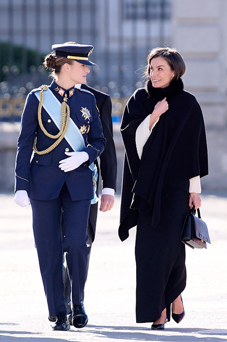 Leonor di Spagna Letizia di Spagna Pasqua Militare 2026