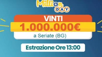 MillionDay, vincita di un milione di euro a Seriate