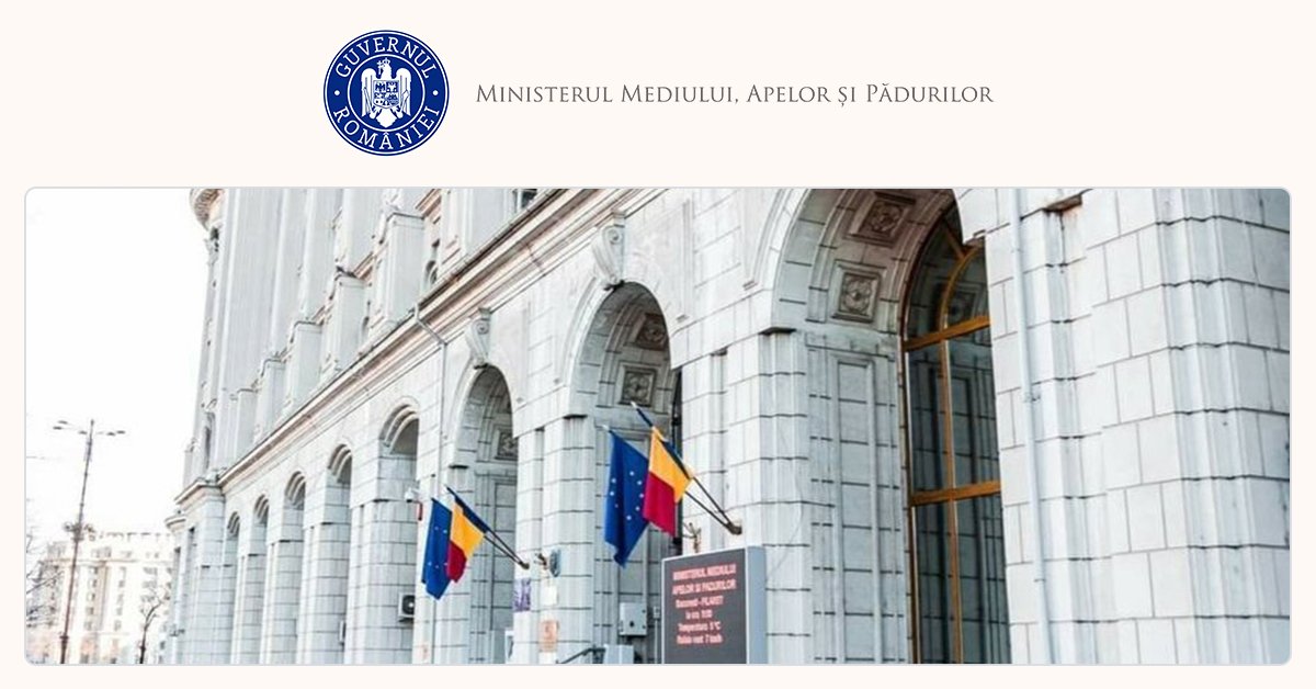 MMAP lansează, în premieră, un proces transparent de selecție pentru funcția de director general al Administrației Naționale „Apele Române”