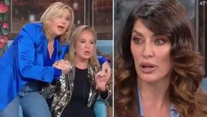 Serena Bortone e Rosanna Lambertucci, lite pesante: Isoardi basita e pietrificata (video)