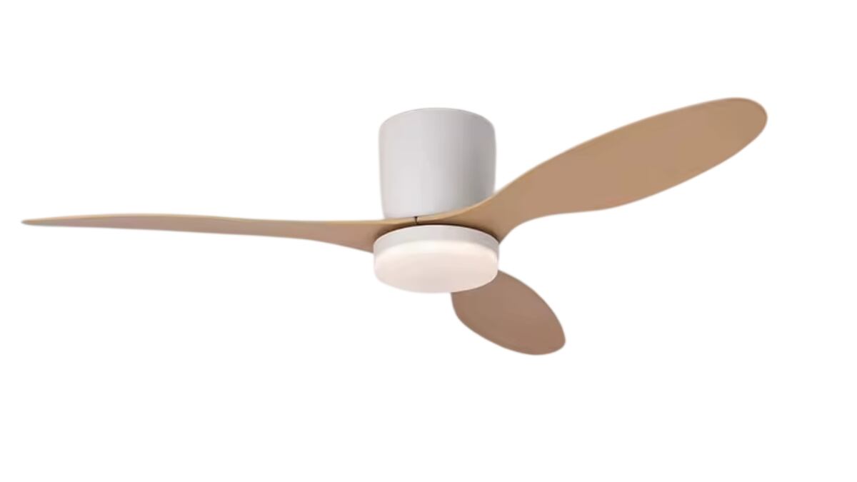 Ventilador de techo de madera