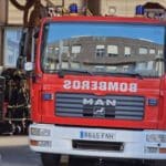 Incendio en un edificio en el Puerto de la Cruz
