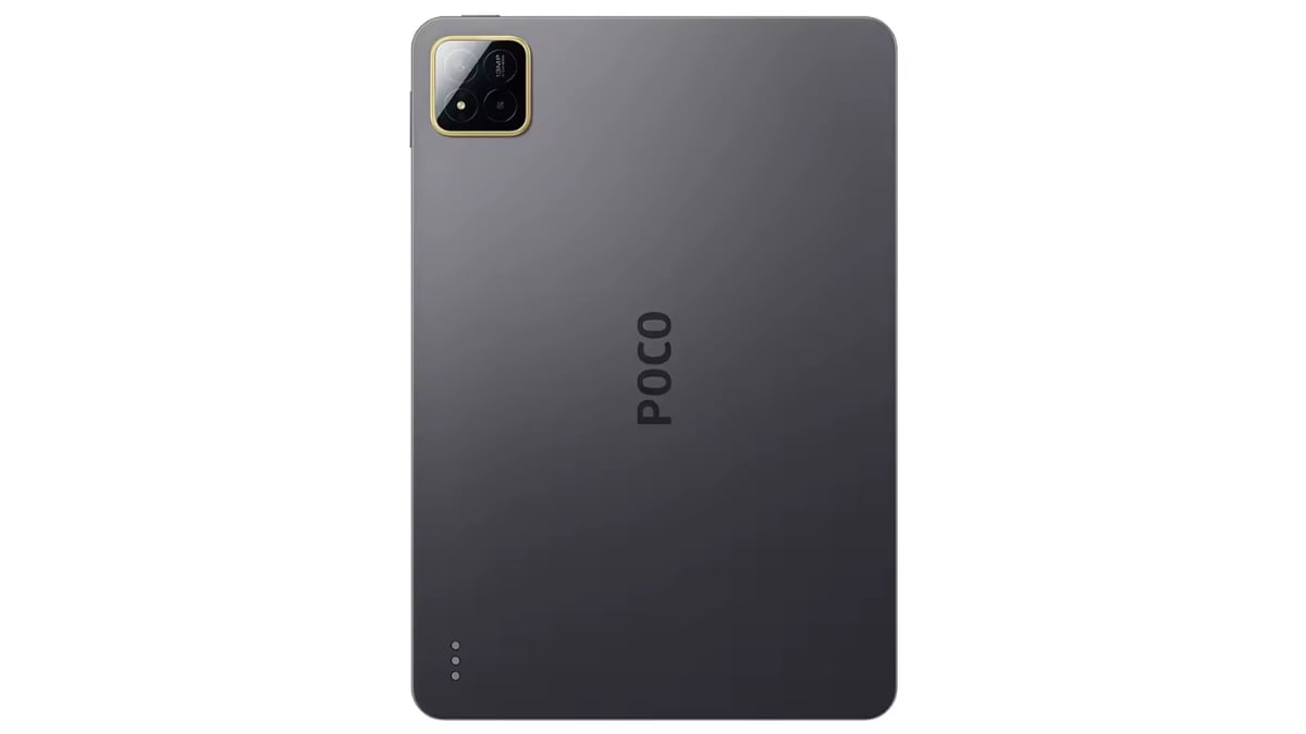 La POCO Pad X1 tiene un cuerpo metálico.