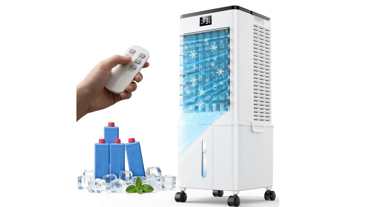 Ventilador evaporativo 4 en 1.